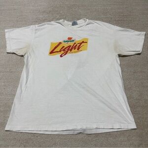 Vintage 90's Gatorade Light T-Shirt XL Sports Drink Promo Double-Sided